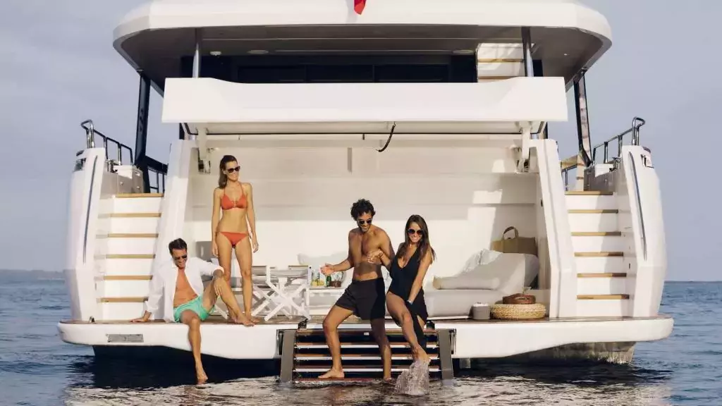 Moanna II by Sirena Yachts - Special Offer for a private Motor Yacht Charter in Mykonos with a crew