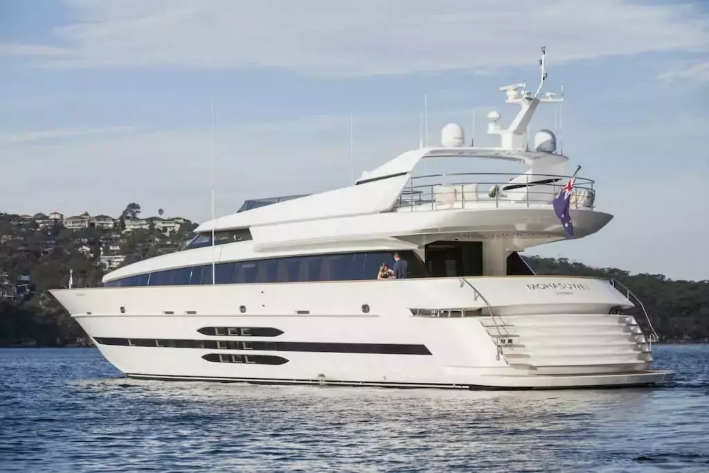 Mohasuwei by Cantieri di Pisa - Special Offer for a private Motor Yacht Charter in Tasmania with a crew