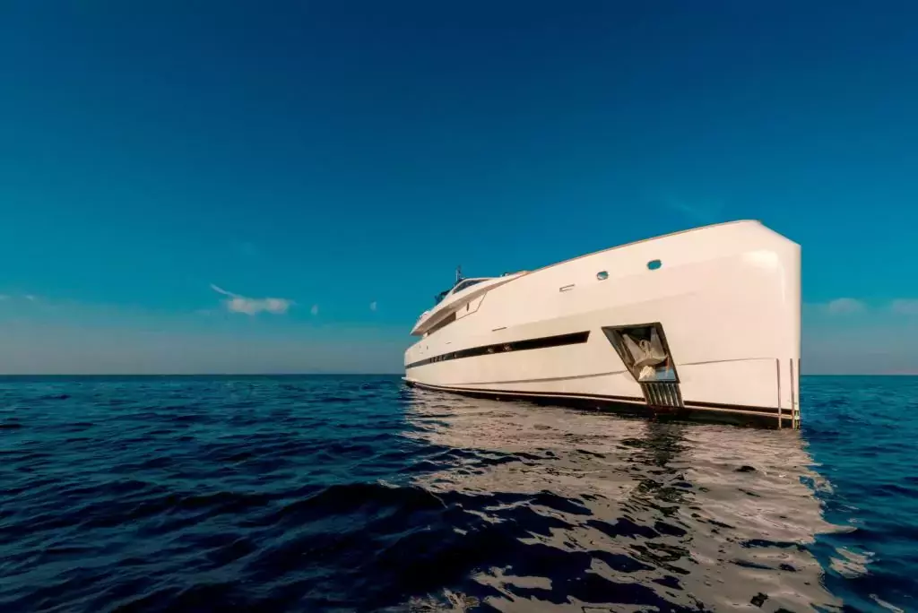 Project Steel by Bugari - Special Offer for a private Motor Yacht Charter in Santorini with a crew