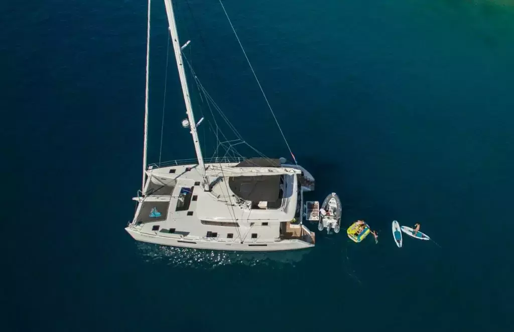 Pura Vida by Lagoon - Special Offer for a private Sailing Catamaran Rental in Boka Bay with a crew