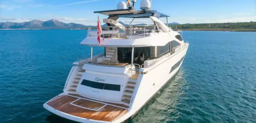 Rush X by Sunseeker - Special Offer for a private Motor Yacht Charter in Mallorca with a crew