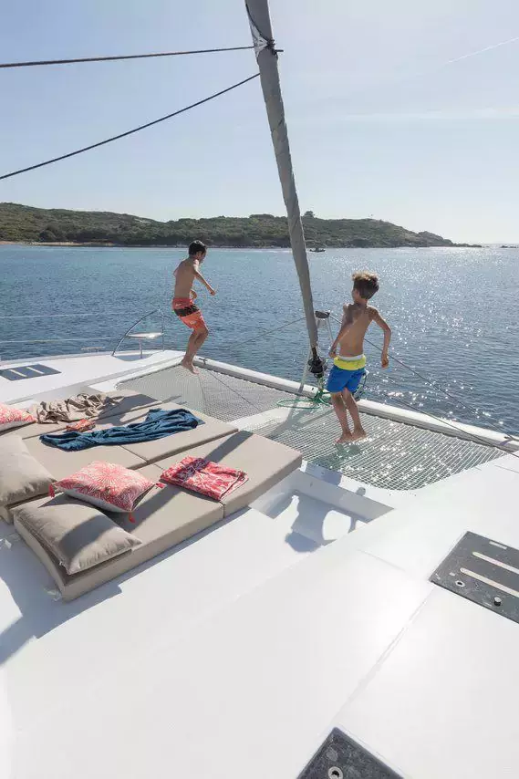 Saona 47 by Fountaine Pajot - Special Offer for a private Sailing Catamaran Rental in Rogoznica with a crew