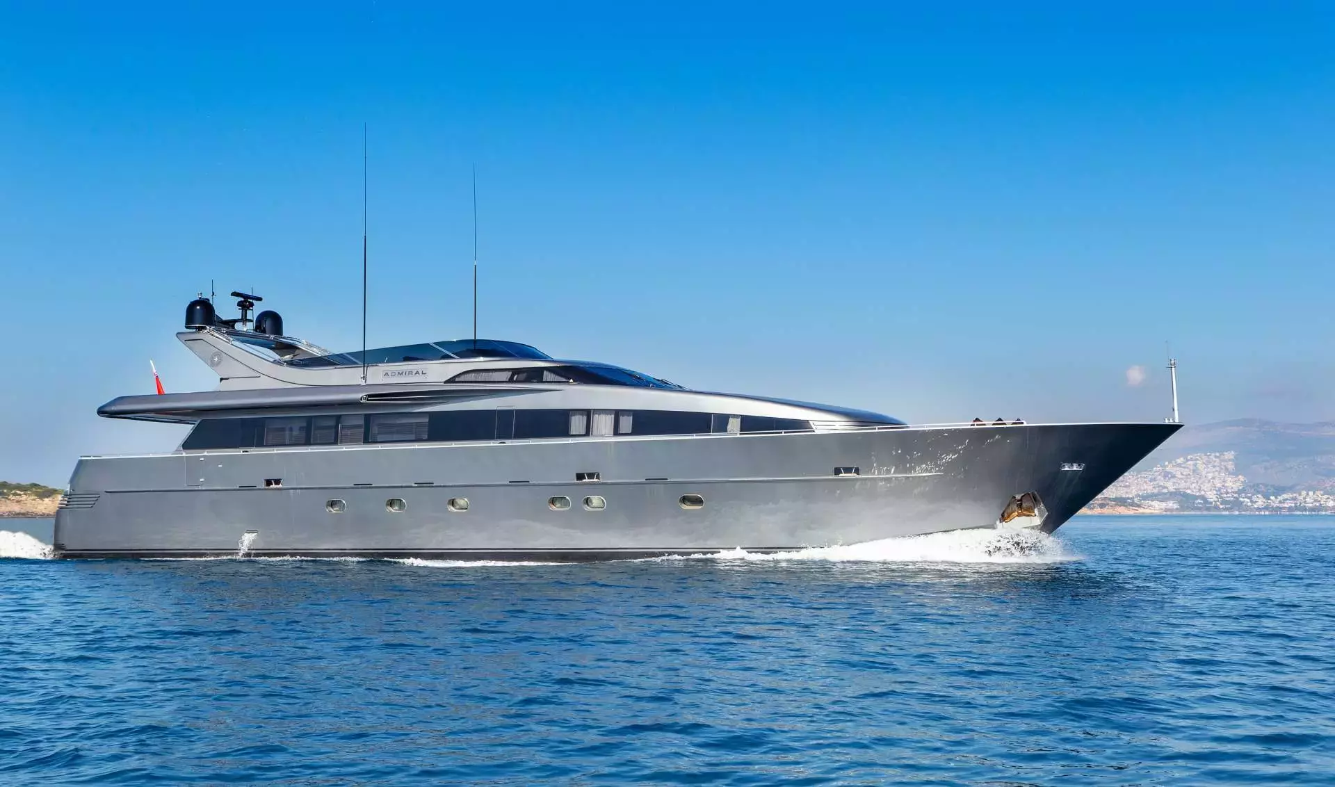 Summer Fun by Admiral - Special Offer for a private Motor Yacht Charter in Santorini with a crew