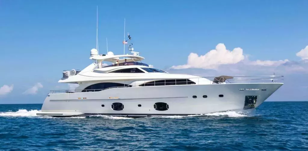 The Capital by Ferretti - Special Offer for a private Motor Yacht Charter in Simpson Bay with a crew