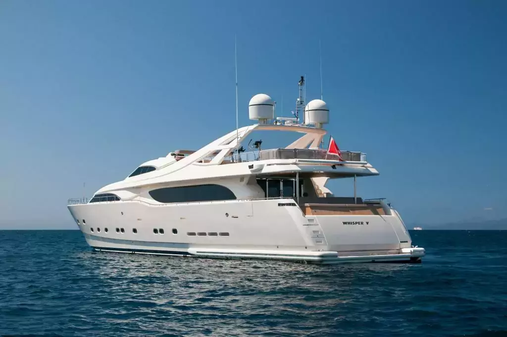 Whisper V by Ferretti - Special Offer for a private Motor Yacht Charter in Mykonos with a crew