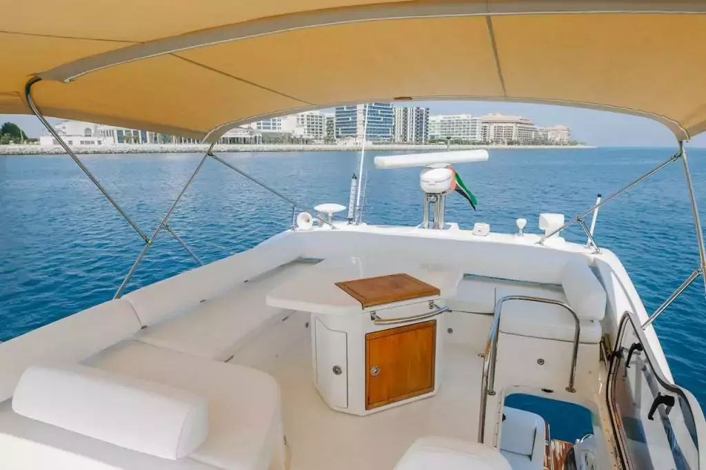 No Regrets by Azimut - Special Offer for a private Motor Yacht Charter in Sharjah with a crew