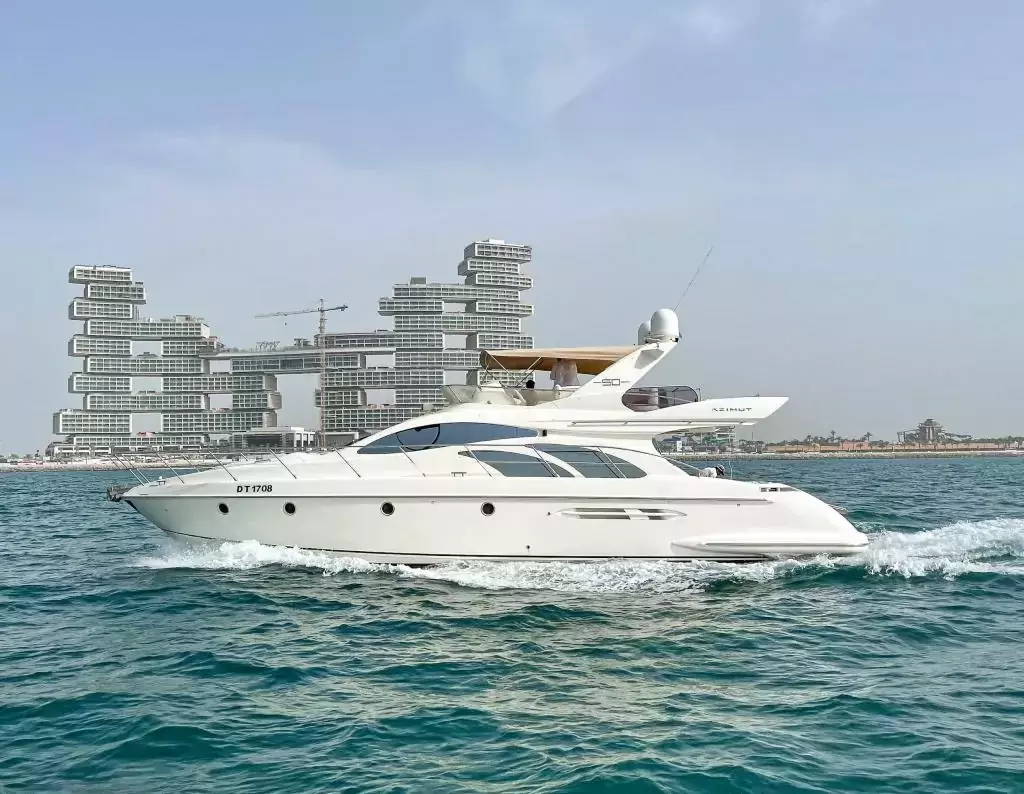 Grand Crew by Azimut - Special Offer for a private Motor Yacht Charter in Dubai with a crew