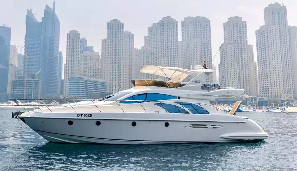Monica by Azimut - Special Offer for a private Motor Yacht Rental in Sharjah with a crew