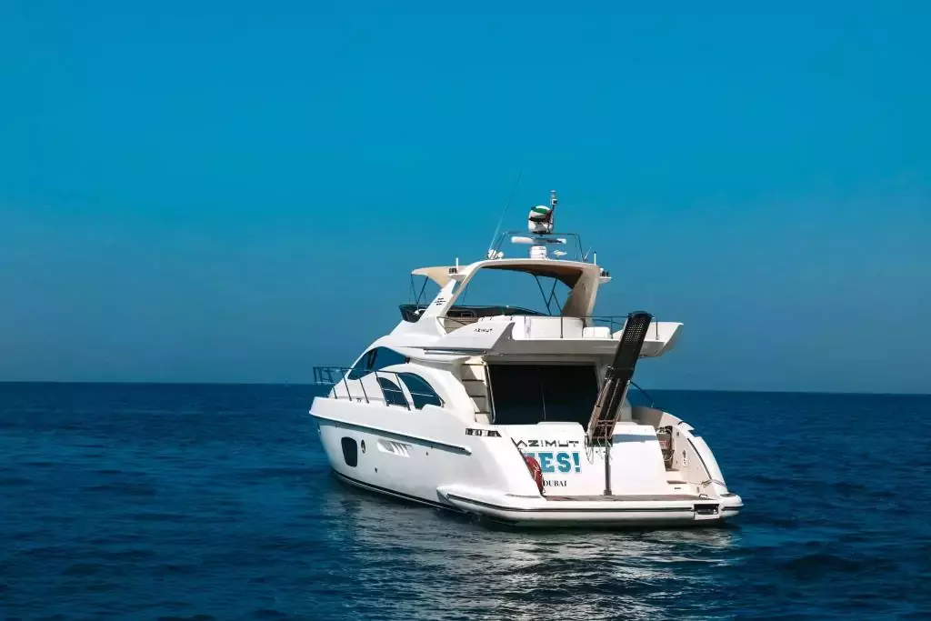 Yes by Azimut - Special Offer for a private Motor Yacht Charter in Dubai with a crew