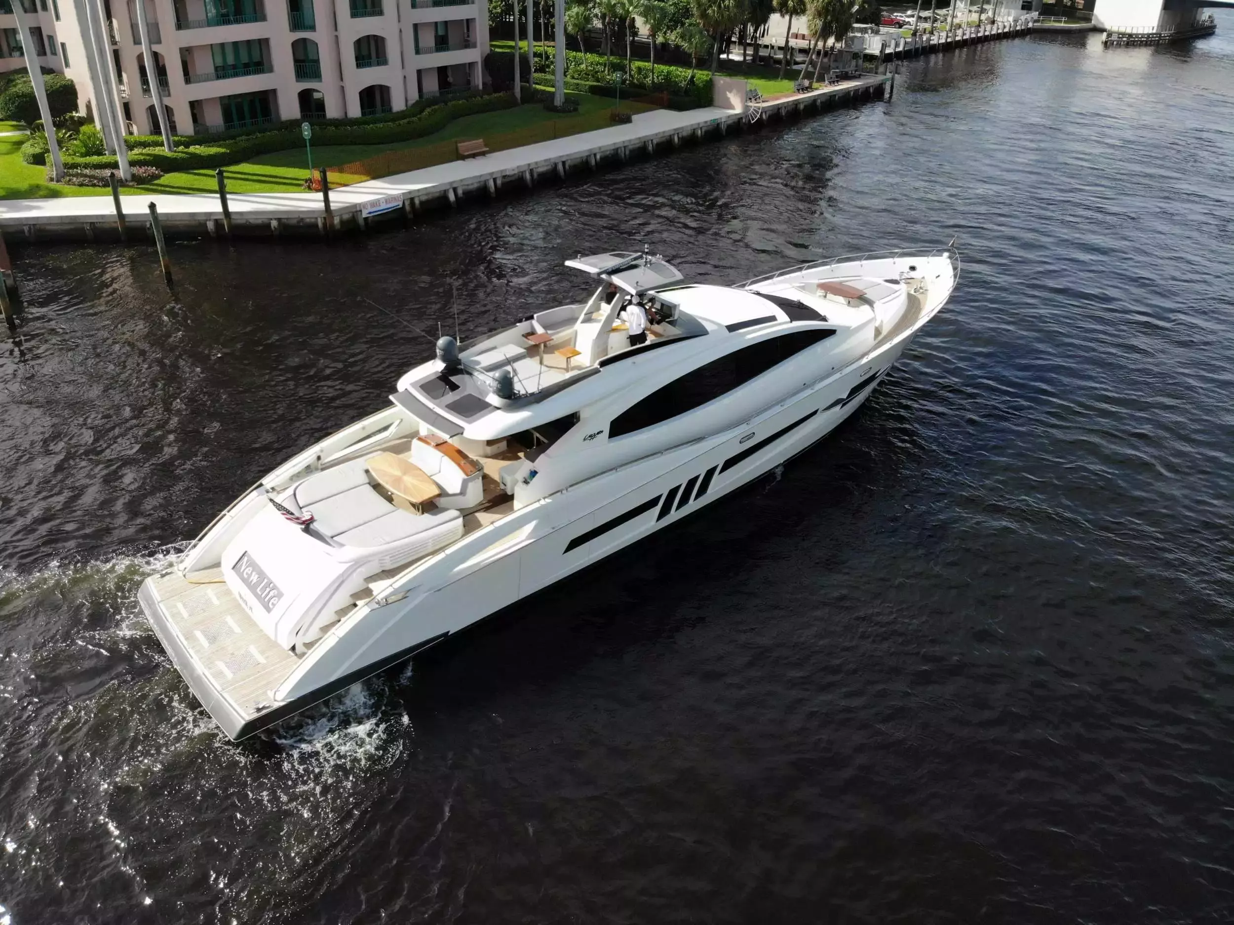 New Life by Lazzara - Special Offer for a private Motor Yacht Charter in Harbour Island with a crew