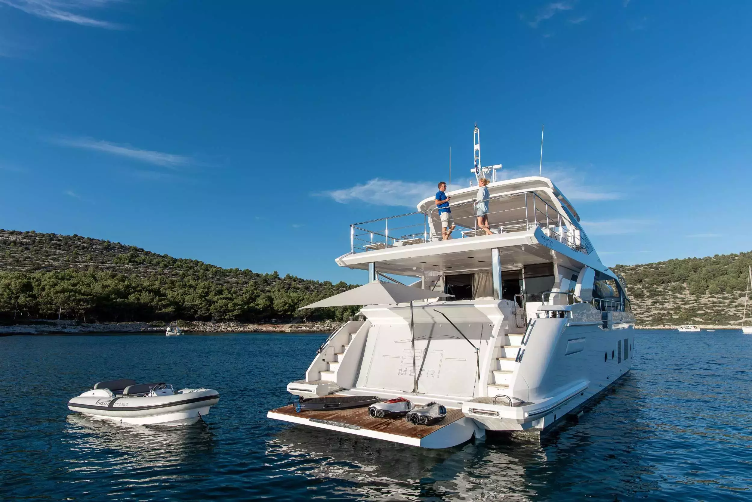 Dawo by Azimut - Special Offer for a private Superyacht Charter in Pula with a crew