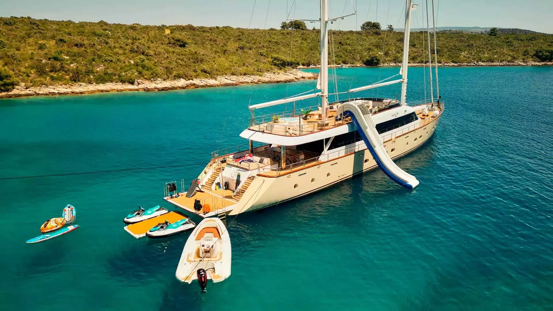 Mar Allure by Custom Made - Private Motor Sailer Charter in Montenegro – Special Offer at Boatcrowd
