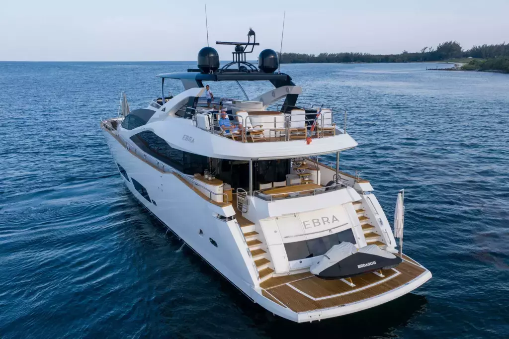 Ebra by Sunseeker - Special Offer for a private Motor Yacht Charter in Cannes with a crew