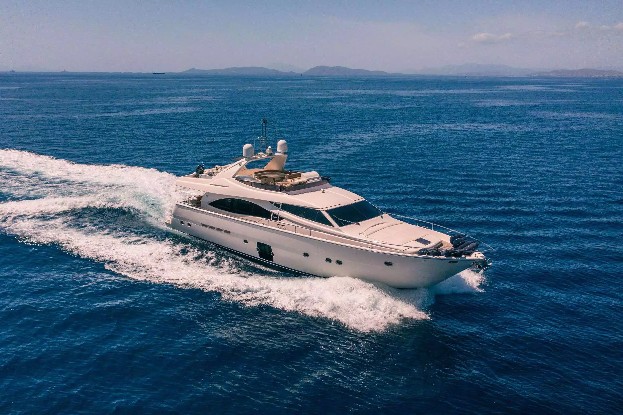 Annouka by Ferretti - Special Offer for a private Motor Yacht Charter in Athens with a crew