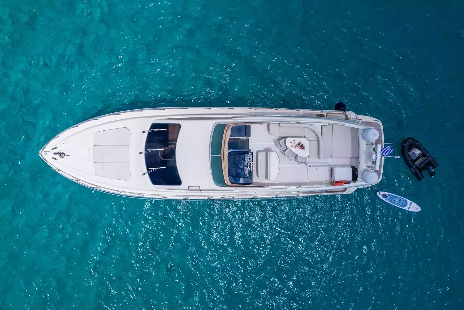 Antamar II by Riva - Special Offer for a private Motor Yacht Charter in Mykonos with a crew