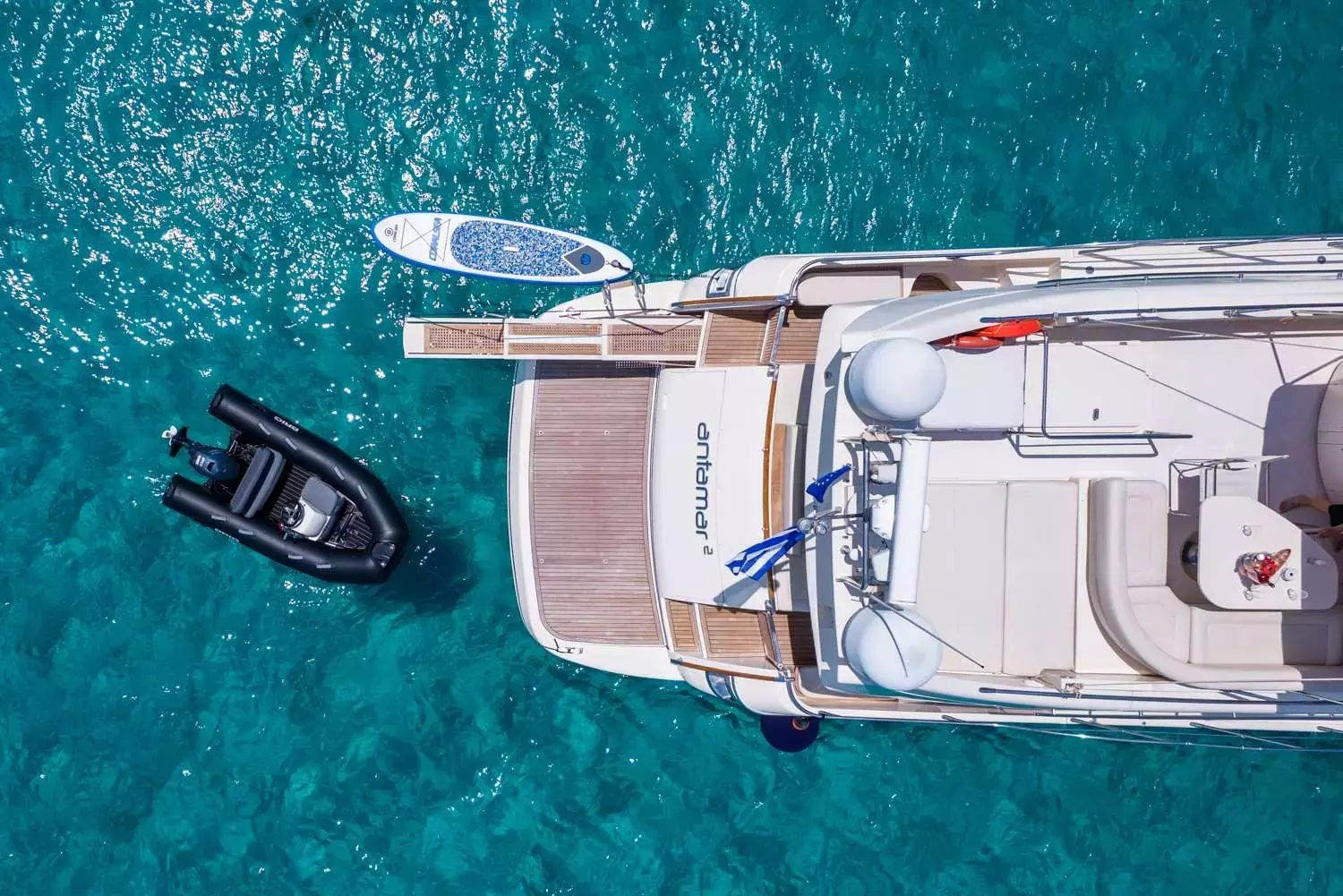 Antamar II by Riva - Special Offer for a private Motor Yacht Charter in Zakynthos with a crew
