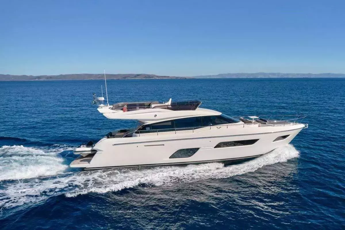 El Petas by Ferretti - Special Offer for a private Motor Yacht Charter in Crete with a crew