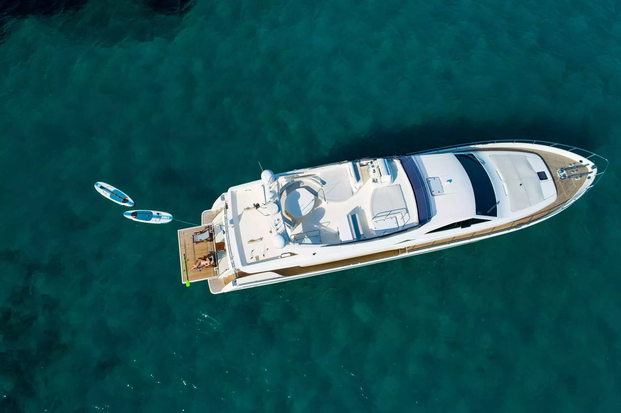 Nineteen by Ferretti - Special Offer for a private Motor Yacht Charter in Salamis with a crew