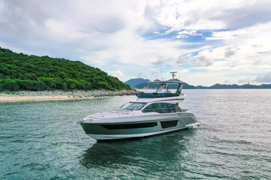 Magador by Azimut - Special Offer for a private Motor Yacht Charter in Aberdeen with a crew