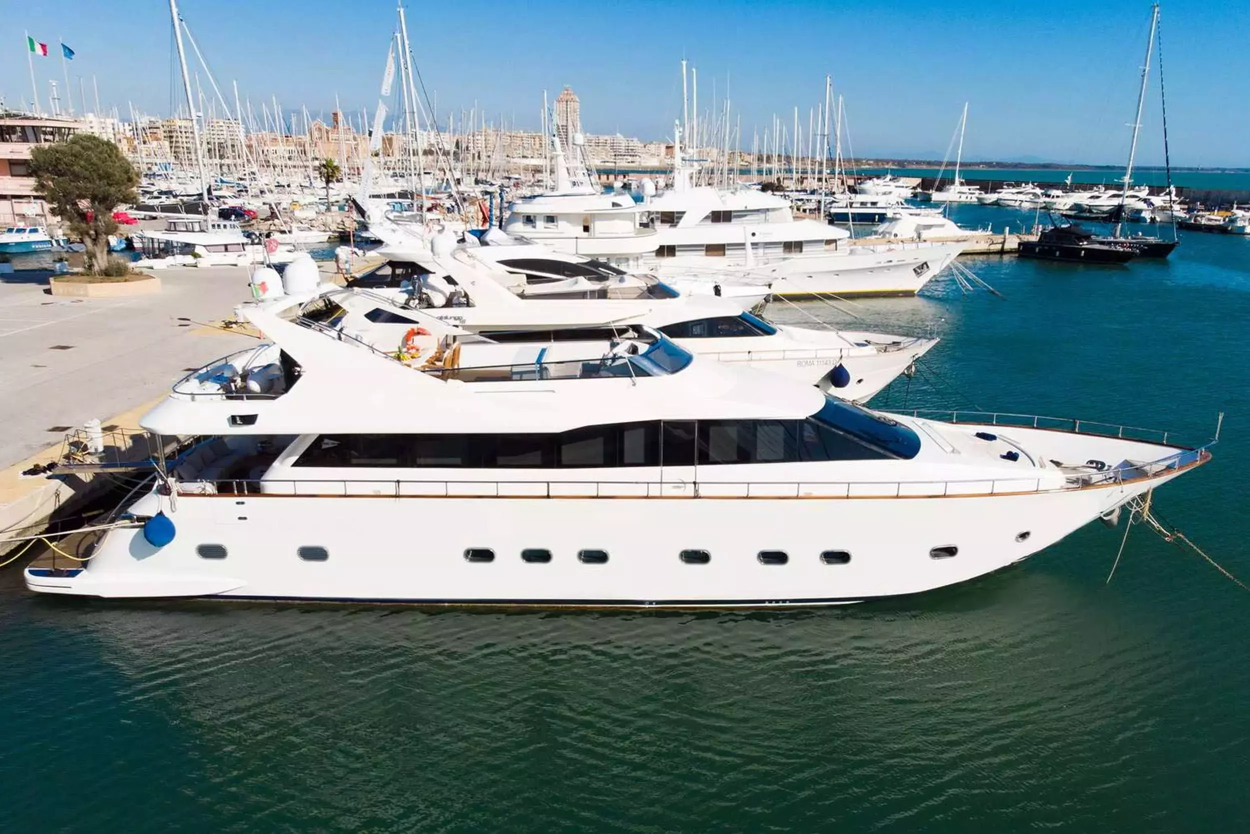 First Lady by Tecnomar - Special Offer for a private Motor Yacht Charter in Gaeta with a crew