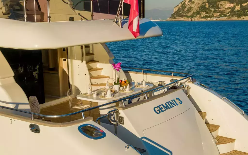 Gemini 3 by Maiora - Special Offer for a private Motor Yacht Charter in Genoa with a crew