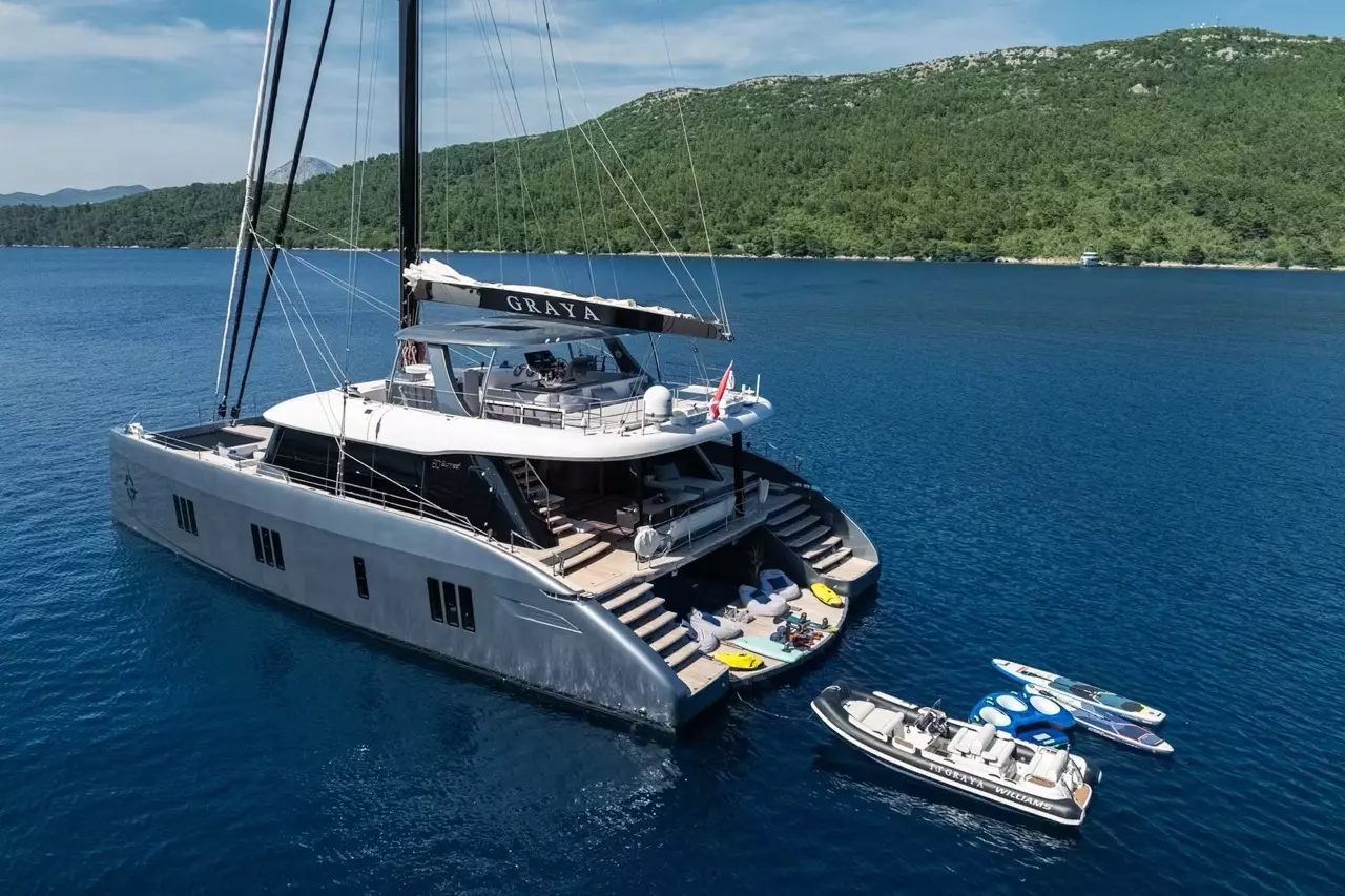 Graya by Sunreef Yachts - Top rates for a Charter of a private Luxury Catamaran in Croatia