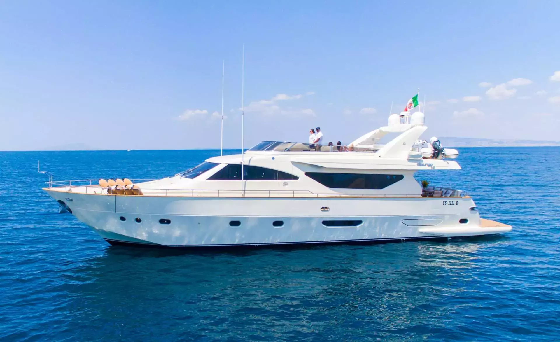 Riviera by Alalunga - Special Offer for a private Motor Yacht Charter in Gaeta with a crew