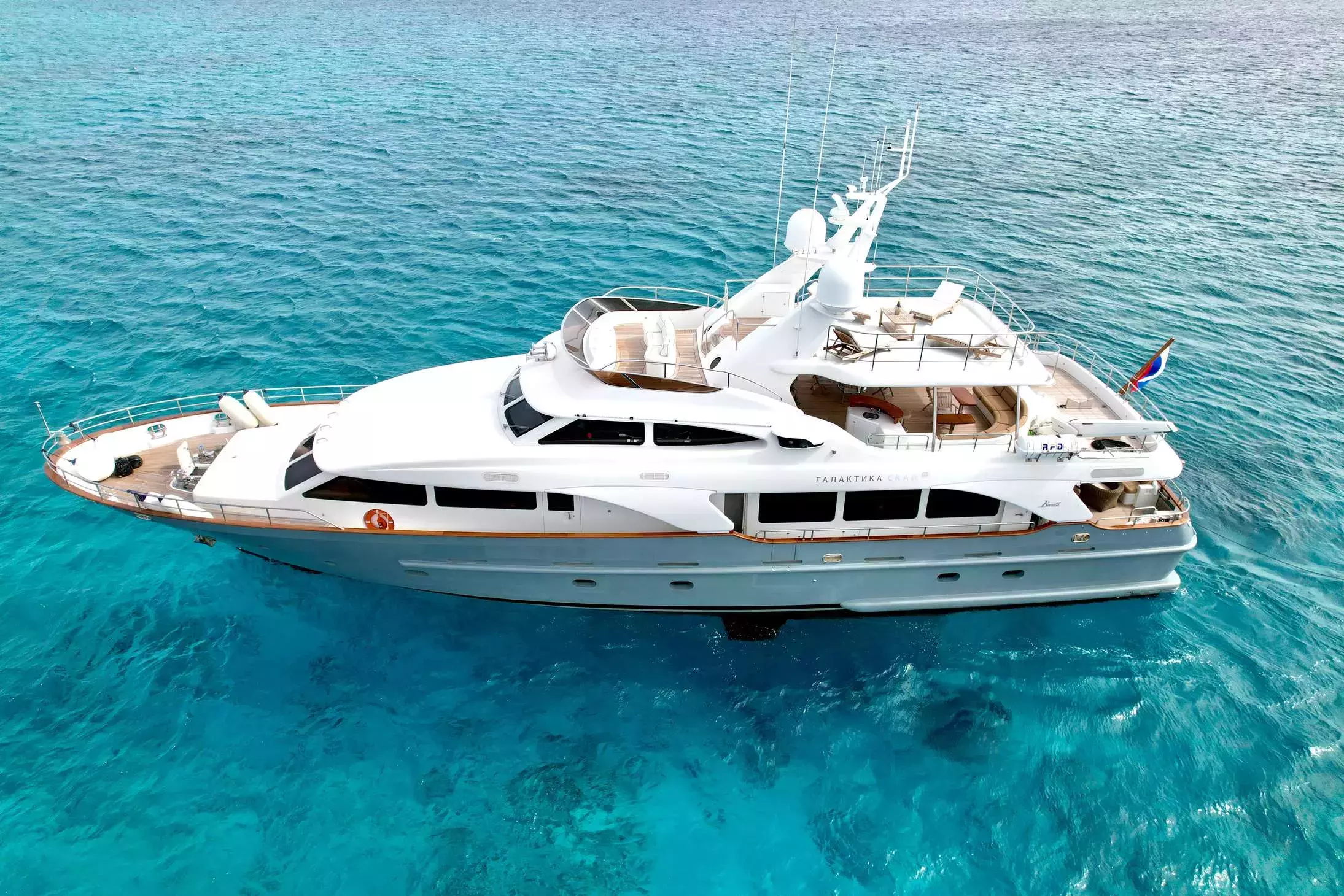 Galaktika by Benetti - Special Offer for a private Motor Yacht Charter in Praslin with a crew