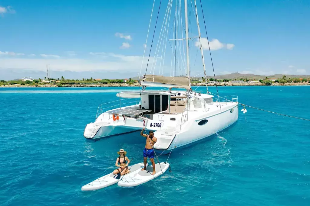 New FP by Fountaine Pajot - Special Offer for a private Sailing Catamaran Charter in Oranjestad with a crew