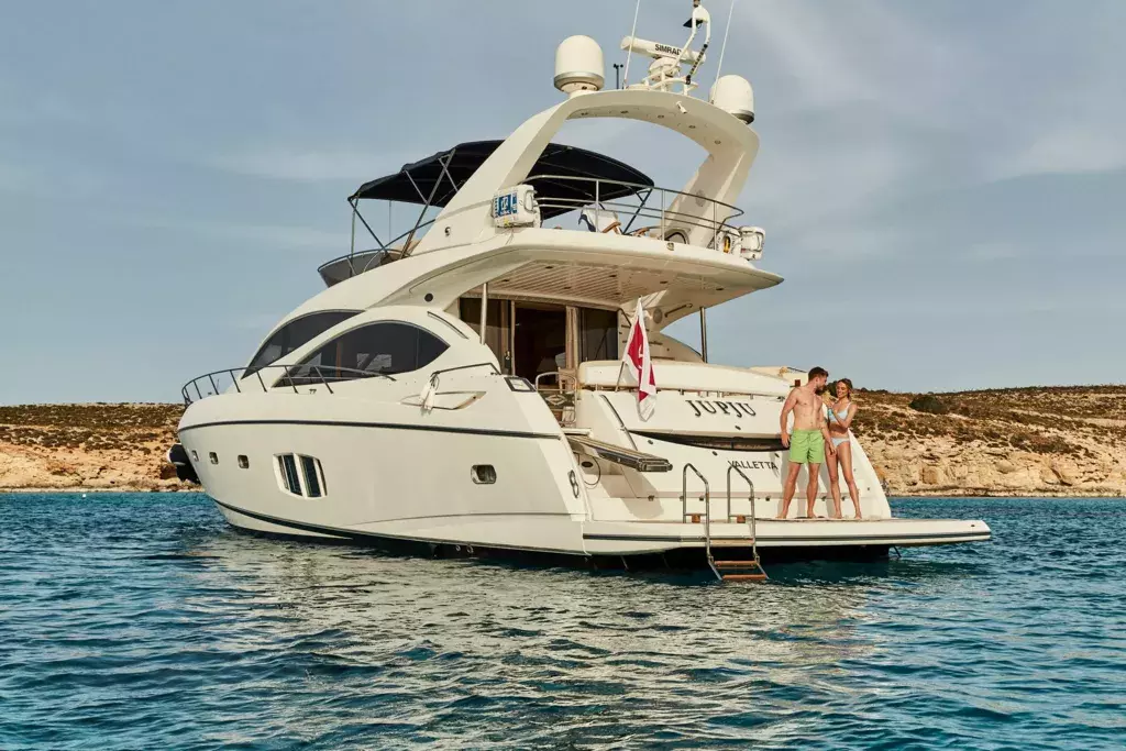Jupju by Sunseeker - Special Offer for a private Motor Yacht Charter in Valletta with a crew