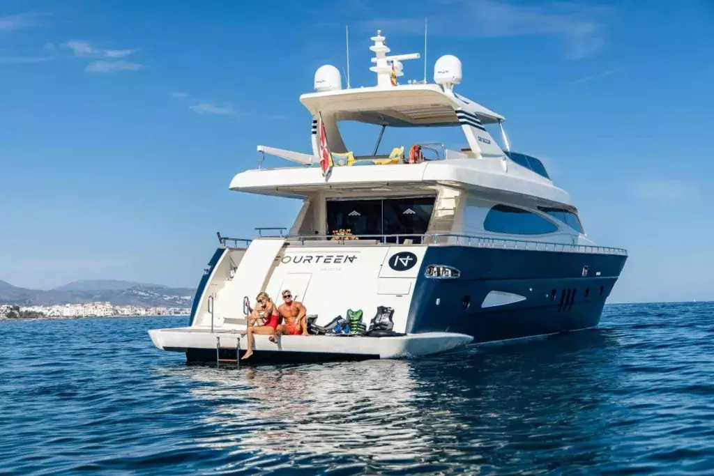 Fourteen by Canados - Special Offer for a private Motor Yacht Charter in Mallorca with a crew