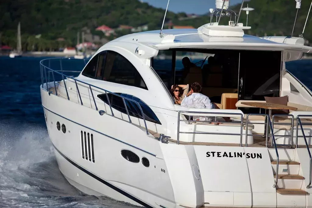 Stealin' Sun by Princess - Special Offer for a private Motor Yacht Charter in Gustavia with a crew