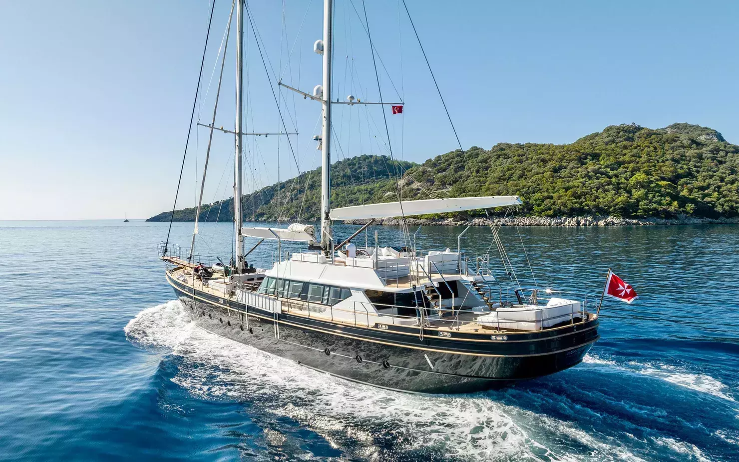 Atlantika by Cantieri Navali - Special Offer for a private Motor Sailer Charter in Antalya with a crew