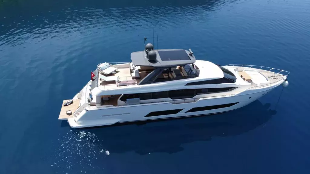 Shero by Ferretti - Special Offer for a private Motor Yacht Charter in Gocek with a crew