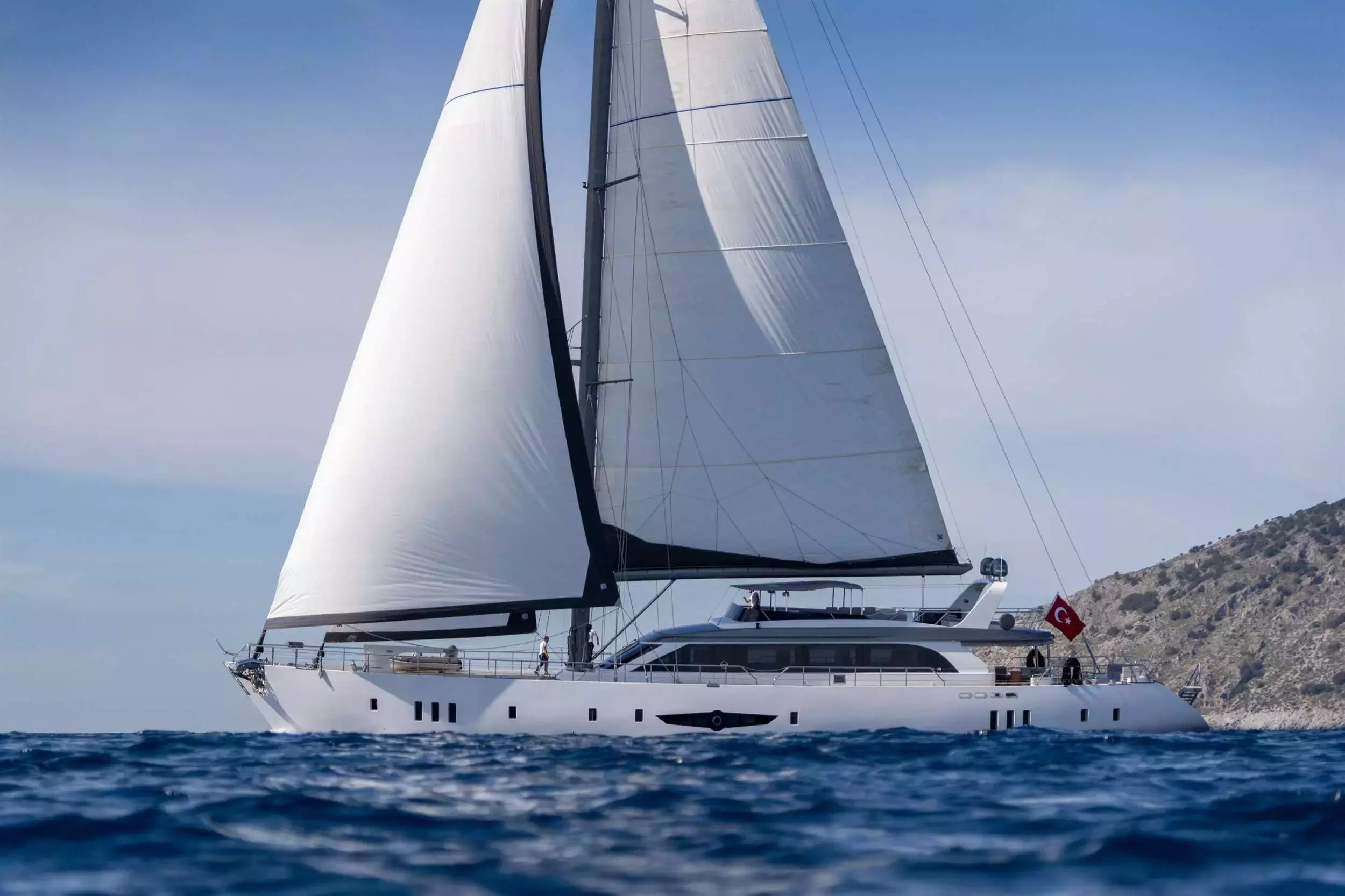 Son of Wind by Custom Made - Special Offer for a private Motor Sailer Charter in Santorini with a crew