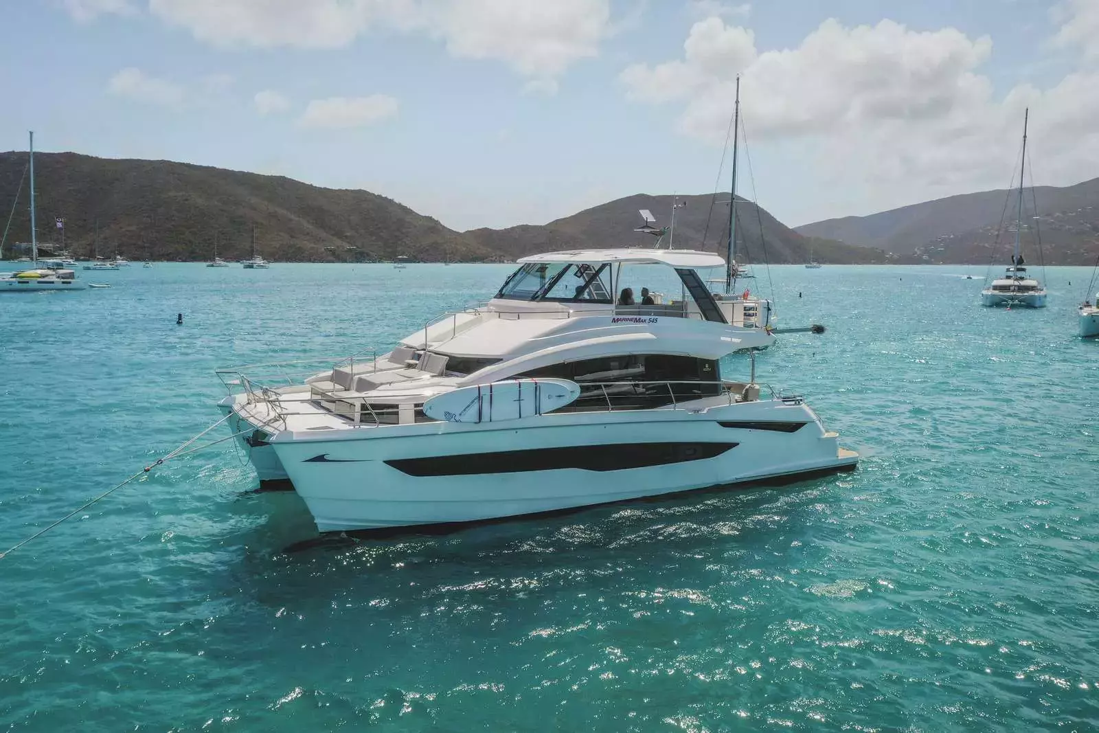 Grace I by Aquila - Special Offer for a private Power Catamaran Rental in Tortola with a crew