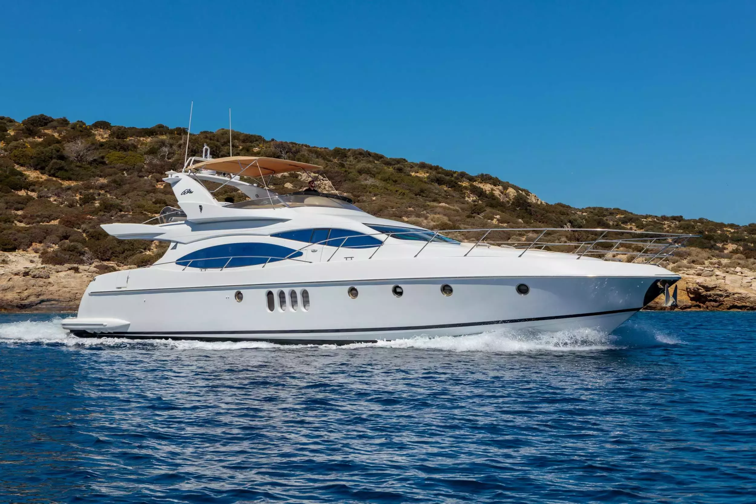 Dream II by Azimut - Special Offer for a private Motor Yacht Charter in Santorini with a crew