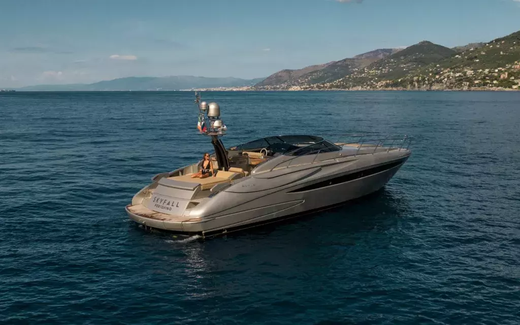Skyfall II by Riva - Special Offer for a private Motor Yacht Charter in Sardinia with a crew