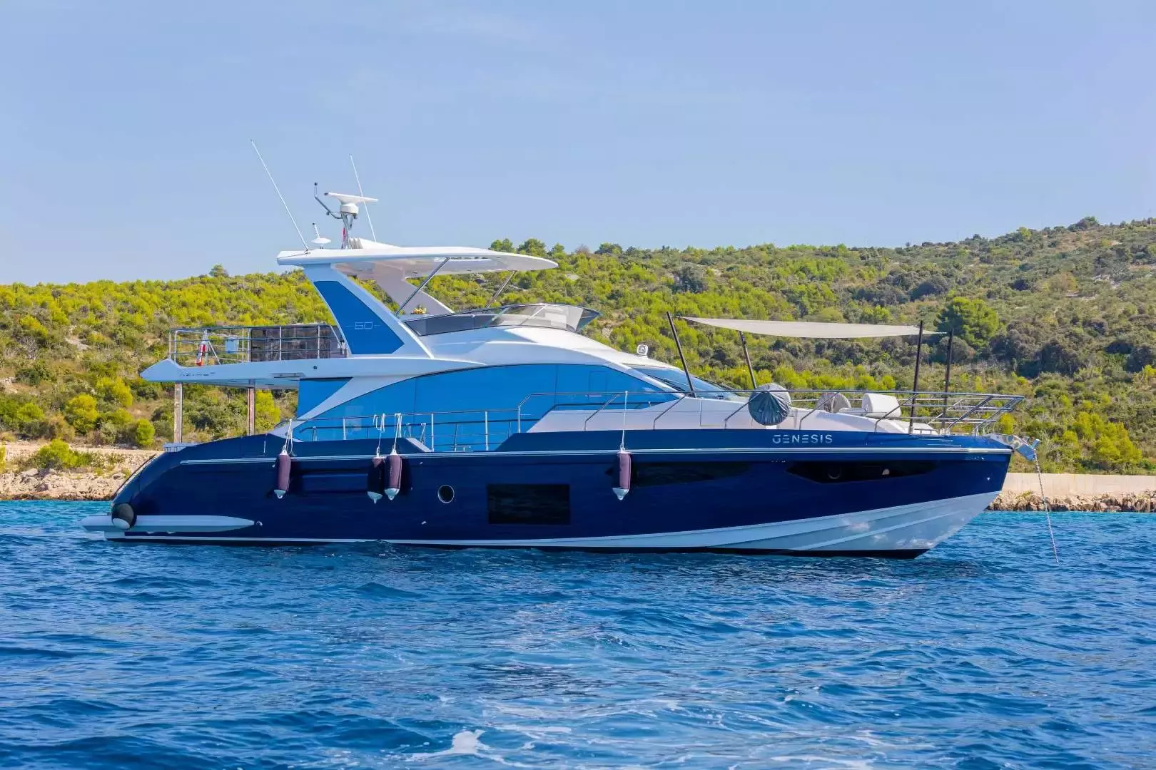Genesis by Azimut – Private Motor Yacht Charter in Herceg Novi – Special Offer at Boatcrowd