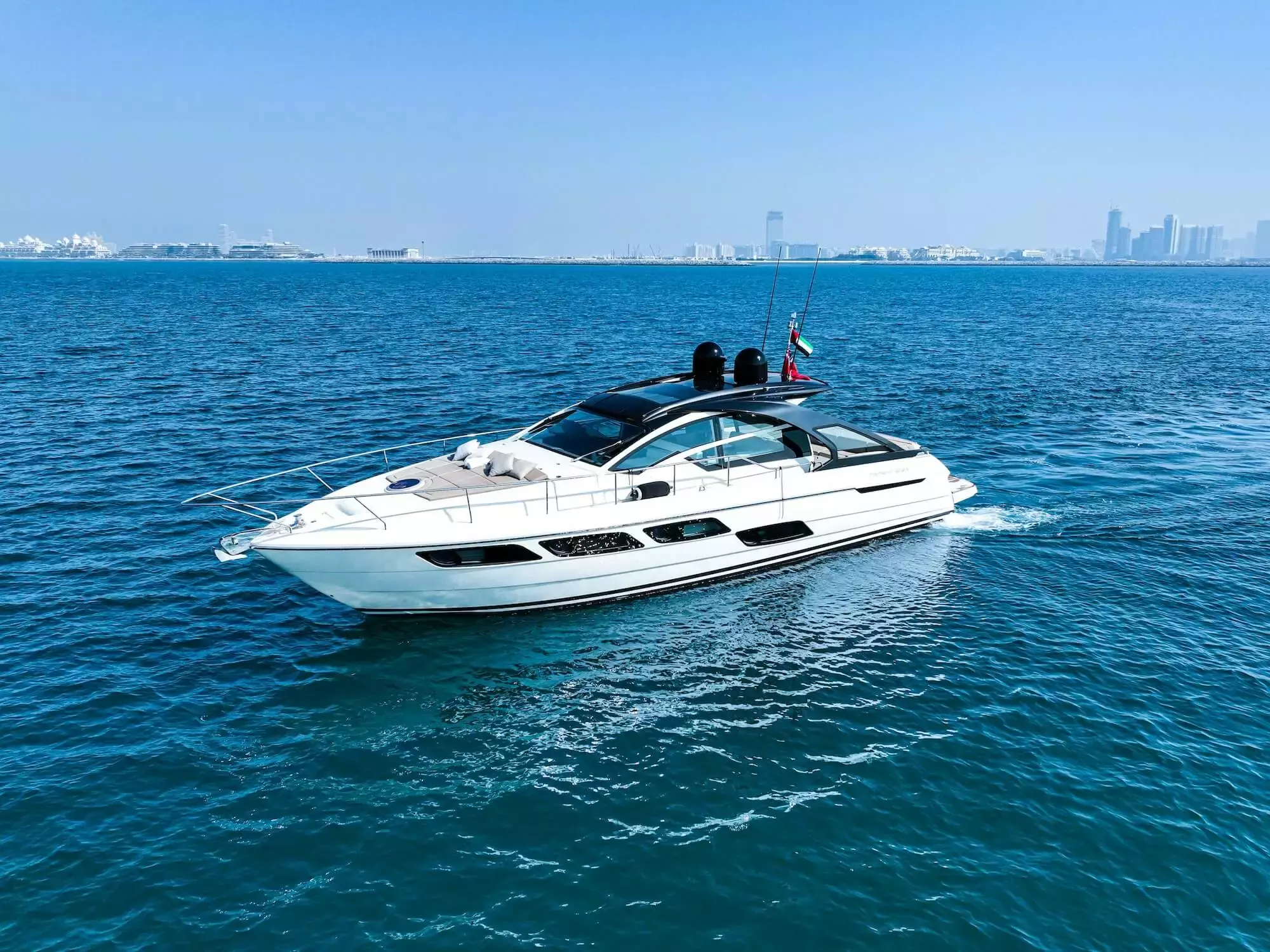 5X White by Pershing - Top rates for a Charter of a private Motor Yacht in United Arab Emirates