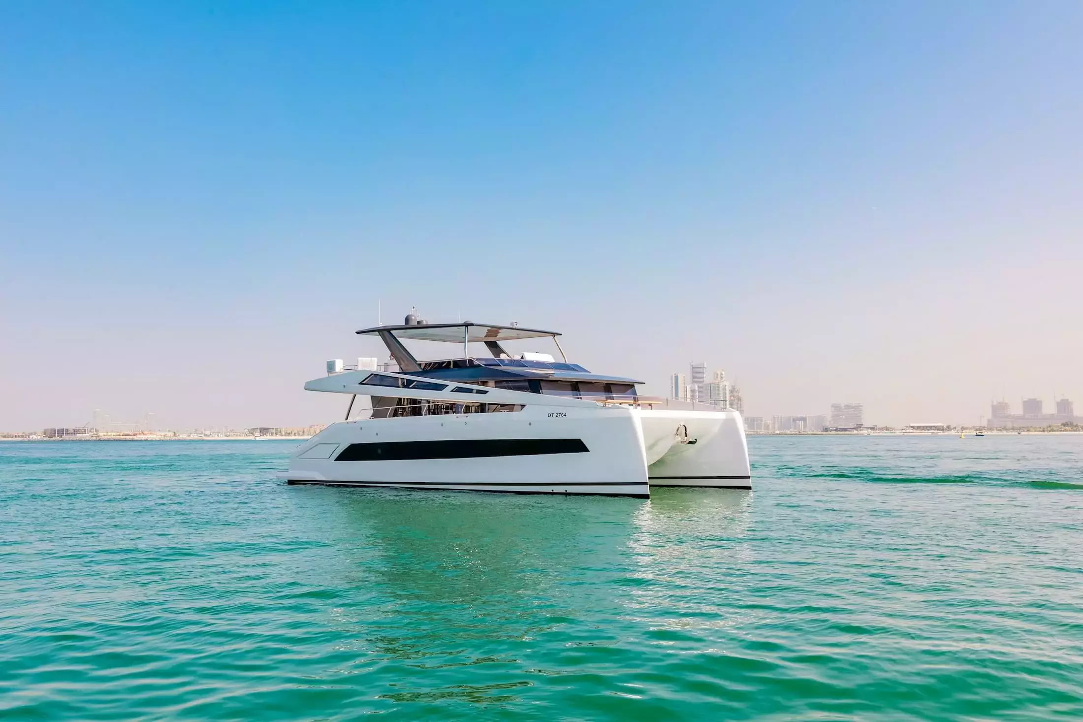 Infy by Walker - Special Offer for a private Power Catamaran Charter in Dubai with a crew