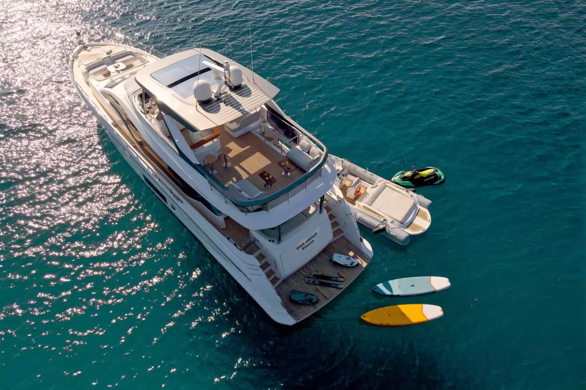 AZ Fly by Azimut - Special Offer for a private Motor Yacht Charter in Krk with a crew
