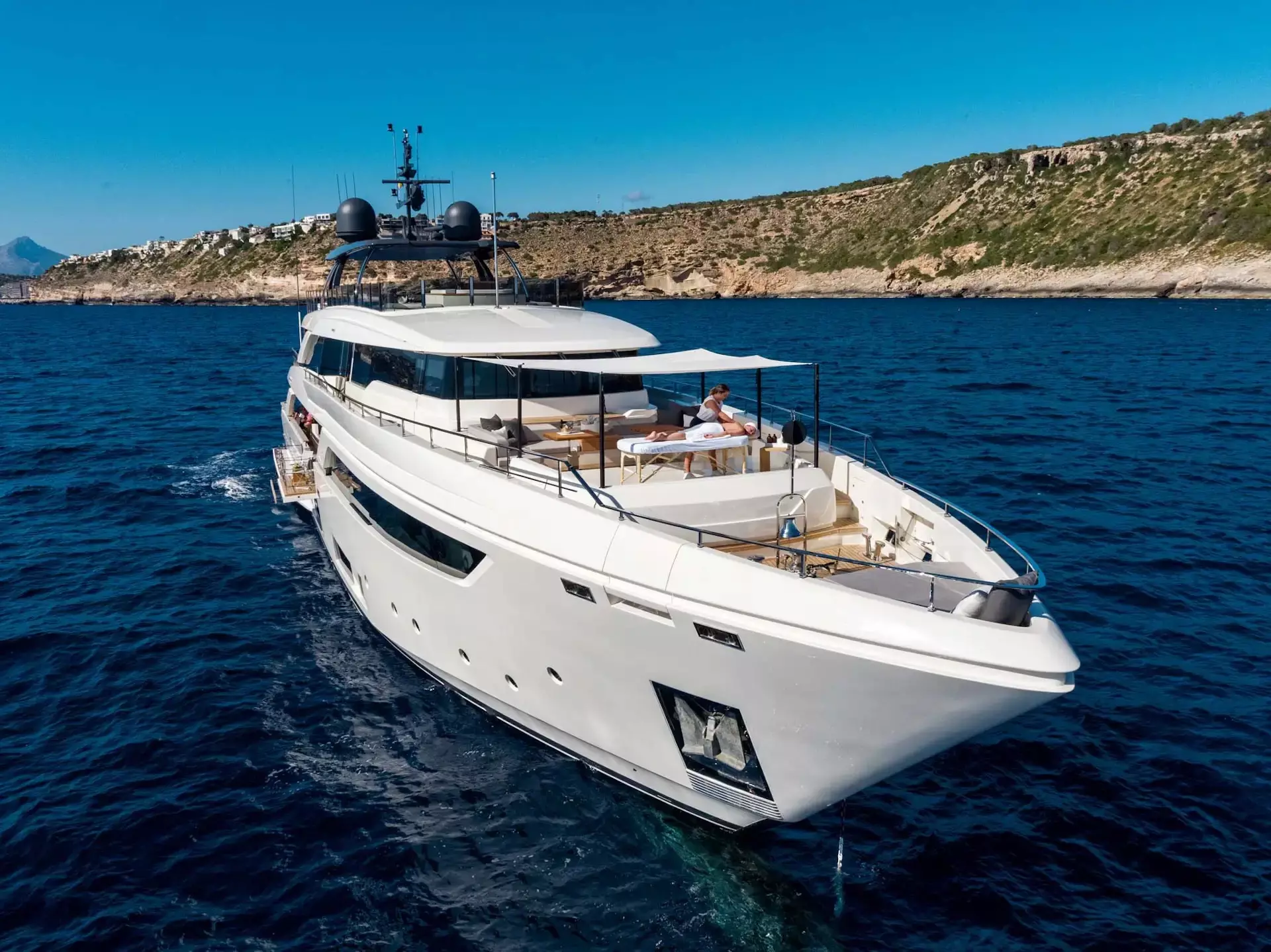 Paloma by Custom Line - Special Offer for a private Superyacht Charter in St-Jean-Cap-Ferrat with a crew