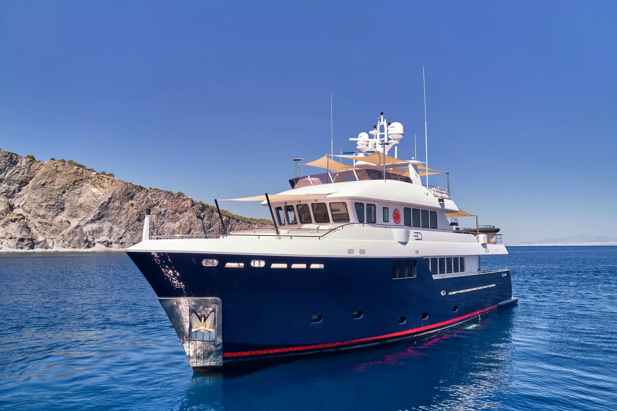3D by Cantiere Delle Marche - Special Offer for a private Motor Yacht Charter in Mykonos with a crew