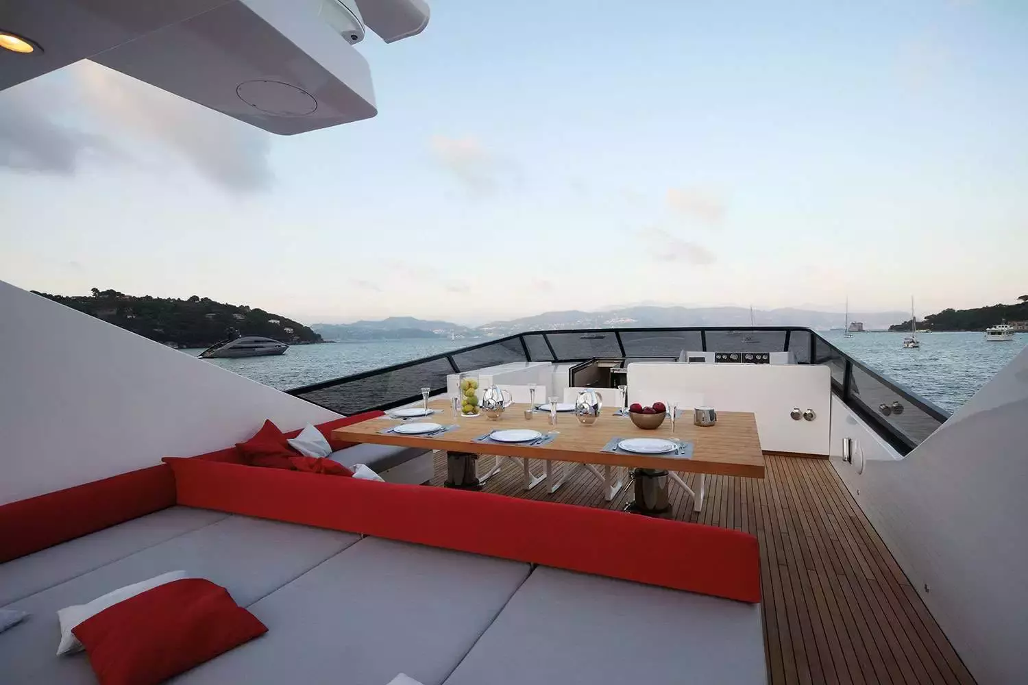 Aurora by Tecnomar - Special Offer for a private Motor Yacht Charter in Lefkada with a crew