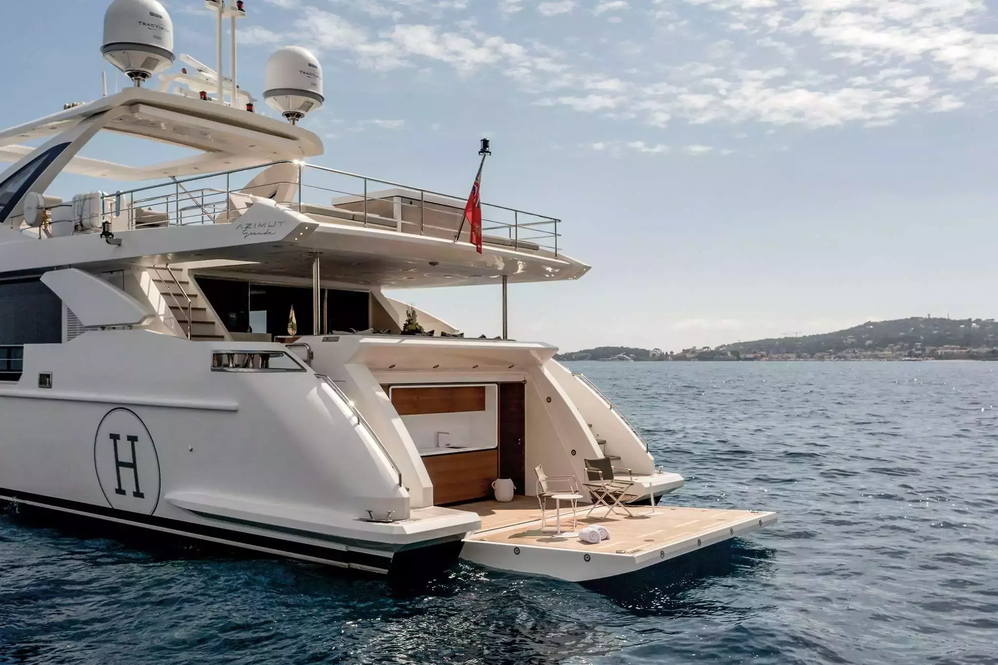 Nemesis by Azimut - Special Offer for a private Superyacht Charter in Menorca with a crew