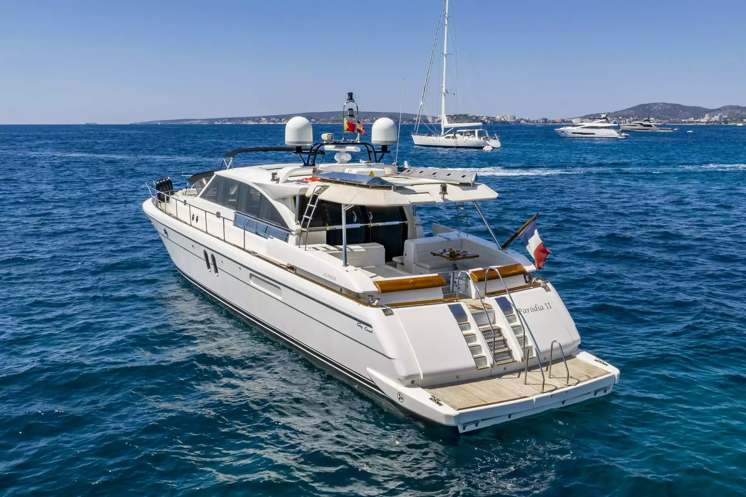 Parodia by Couach - Special Offer for a private Motor Yacht Charter in Mallorca with a crew