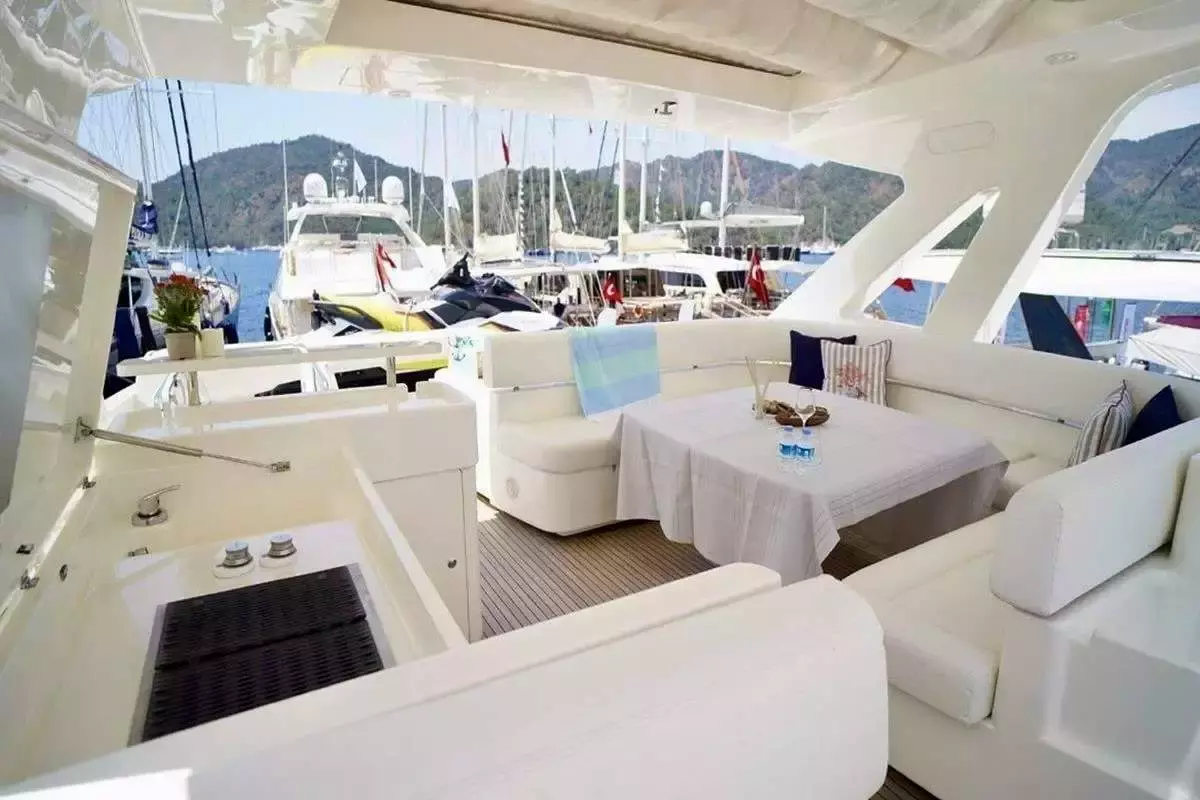Reine de Coeurs by Ferretti - Special Offer for a private Motor Yacht Charter in Gocek with a crew
