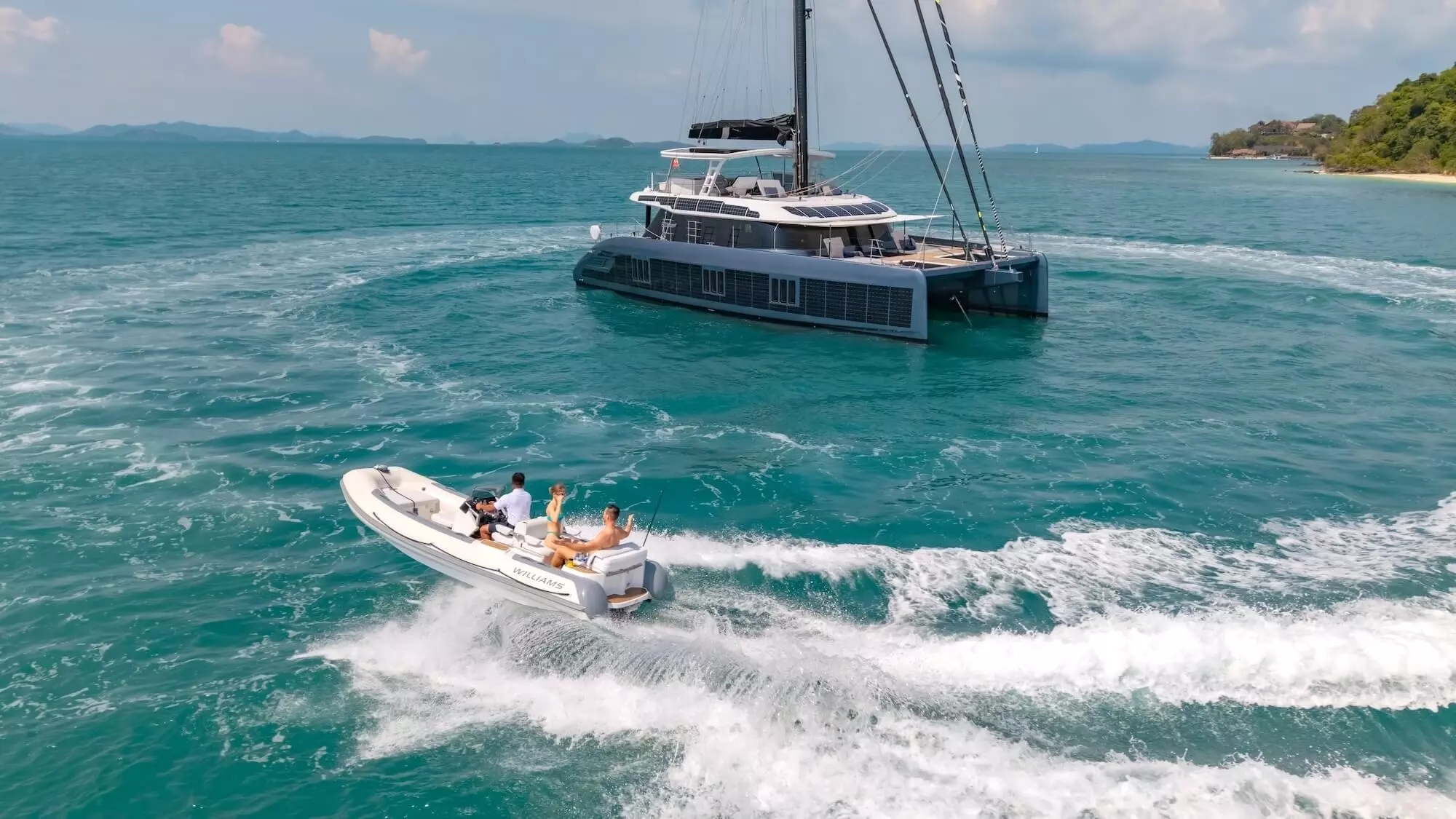 E Motion by Sunreef Yachts - Special Offer for a private Luxury Catamaran Rental in Koh Samui with a crew