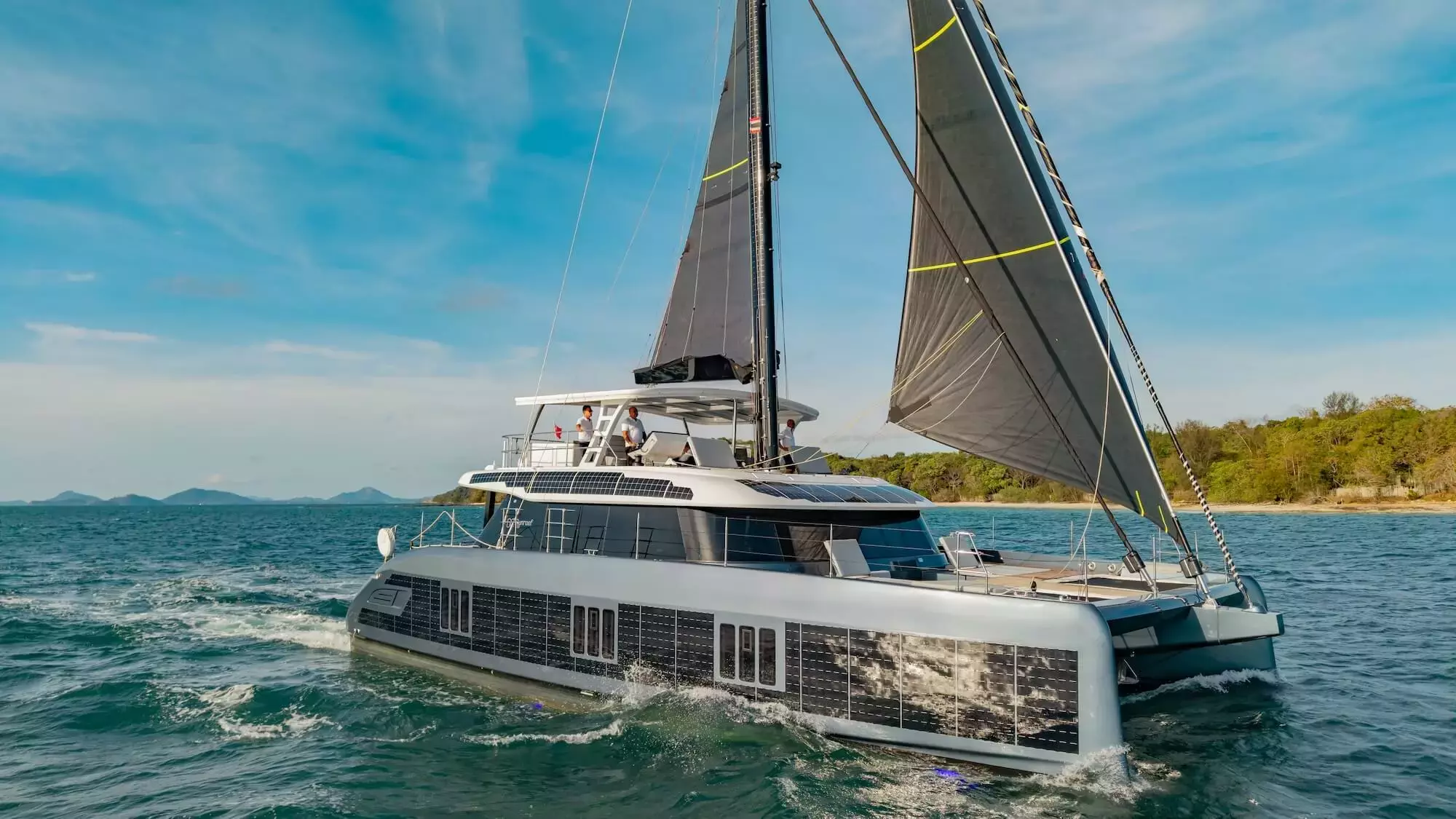 E Motion by Sunreef Yachts - Special Offer for a private Luxury Catamaran Rental in Koh Samui with a crew
